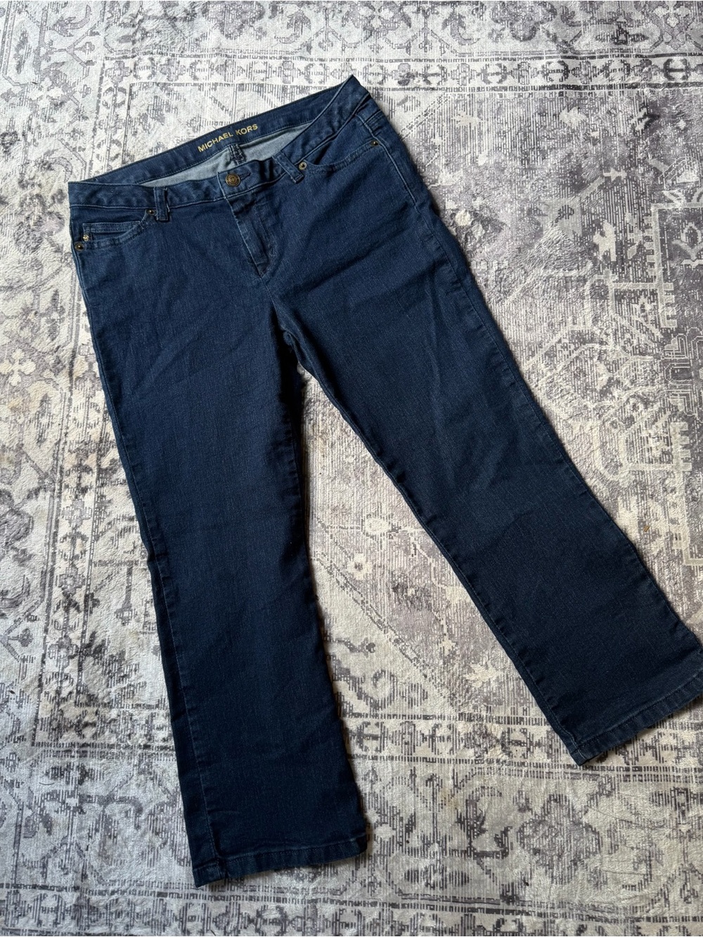 Michael Kors Navy cropped Jeans